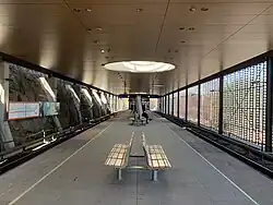 Платформа станции после реконструкции