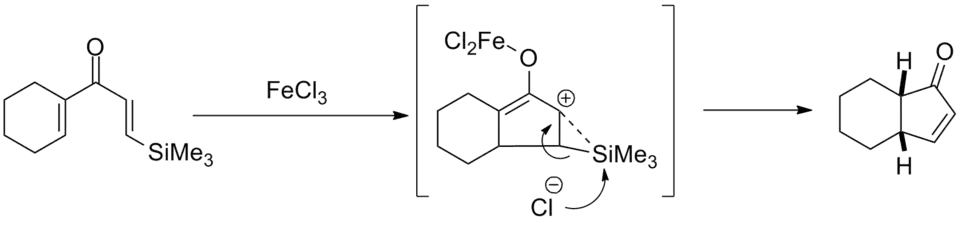 Ориентирующее действие триалкилсилильных групп в реакции Назарова