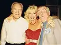 Слева направо: Дональд Синден[англ.], Сьюзи Сильви и Виндзор Дэвис[англ.], 1983 год