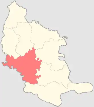 Карсунский уезд на карте