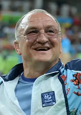 На Олимпиаде 2016 в качестве главного тренера женской сборной Азербайджана