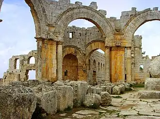 Церковь святого Симеона Столпника, Калъат-Симъан, V век