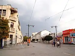 Вид на улицу Карла Маркса с пересечения улицы Пушкина и Маркса