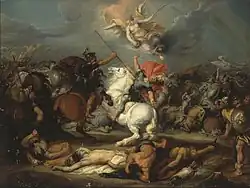 Смерть Деция Муса. 1641. Медь, масло. Санкт-Петербург, Эрмитаж