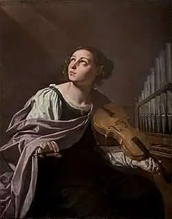 Святая Цецилия. Холст, масло. Частное собрание