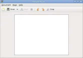Скриншот программы Simple Scan