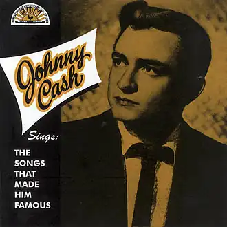 Обложка альбома Джонни Кэша «Johnny Cash Sings the Songs That Made Him Famous» (1958)