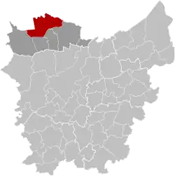 Расположение муниципалитета на карте провинции