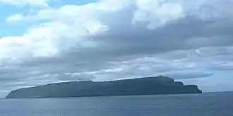 Вид со стороны острова Сандой.