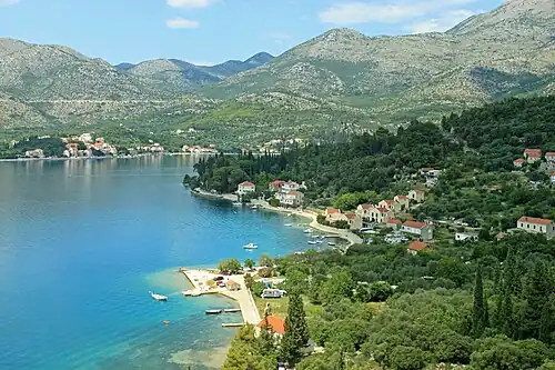 Слано, бухта Баня