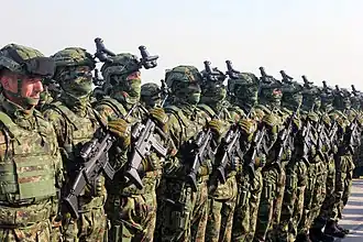 Личный состав на учениях «Слобода-2019»