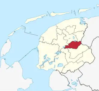 Смаллингерланд на карте