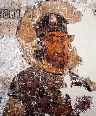 Фреска Смбата в монастыре Атенский Сион