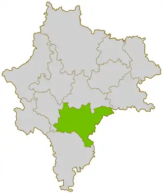 Ельнинский уезд на карте