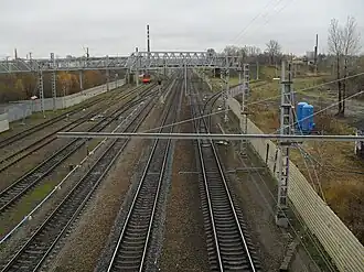 Ответвление направо, являвшееся начальным пунктом линии