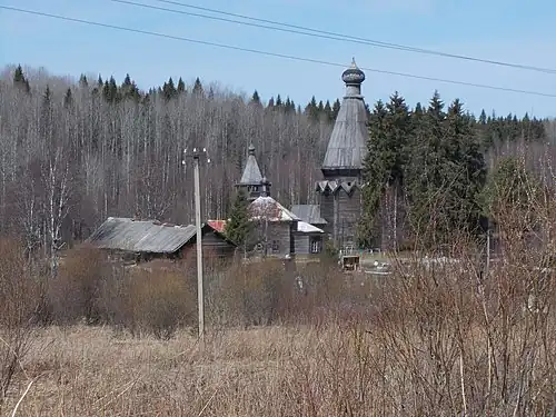 Вид на деревню Согиницы. 2013 год