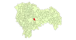 Расположение муниципалитета на карте провинции