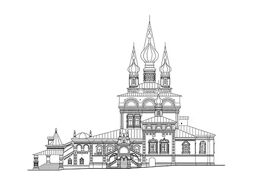 Чертёж Троицкого собора