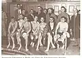 Делегация советских пловцов в гостях у берлинского рабочего плавательного клуба «Vorwärts», 1926 год.