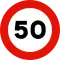 Velocidad máxima (50 km/h)