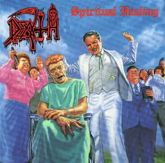 Обложка альбома Death «Spiritual Healing» (1990)