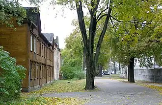 Вид в сторону улицы Иерикю