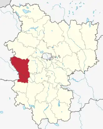 Столбцовский район на карте