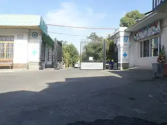 Вход на кладбище