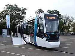 Stadler 85300M на выставке InnoTrans в Берлине, сентябрь 2014 года
