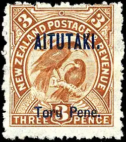 Почтовая марка 1903 года. 3 пенса.