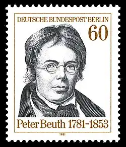 Почтовая марка ФРГ. 1981&nbsp;г.