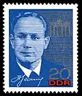 Почтовая марка ГДР, 1965 год