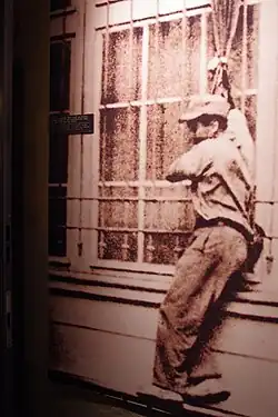 Станислав Баля на фотографии. Экспозиция Музея Варшавского восстания, Варшава