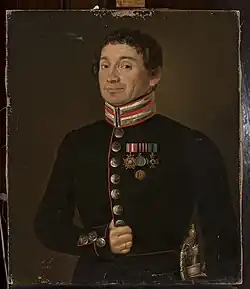 Портрет неизвестного русского офицера, 1840. Национальный музей в Варшаве.