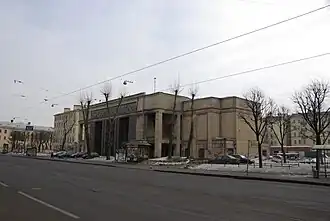 Вид со Старо-Петергофского проспекта