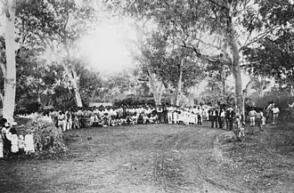 Лагерь бастующих в Хьюэндене