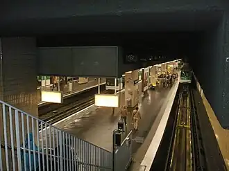 Вид на платформы