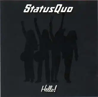 Обложка альбома Status Quo «Hello!» (1973)