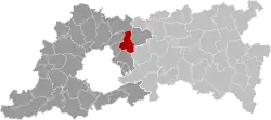 Расположение муниципалитета на карте провинции