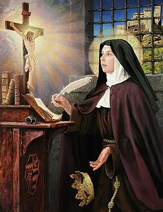 Изображение в монастыре Санта-Кьяра-ди-Камерино.