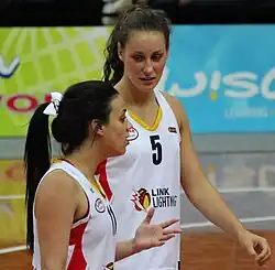 Марино в игре за «Аделаида Лайтнинг» против «Канберра Кэпиталз» (9 ноября 2012 года)