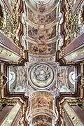 Роспись плафона и купола Коллегиальной церкви в аббатстве Мельк. 1716—1722