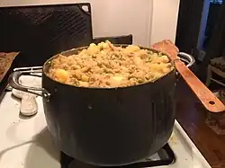 Домашний стовис с нетипичным добавлением гороха