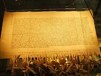 Текст договора 1370 года находится в музее города Штральзунд