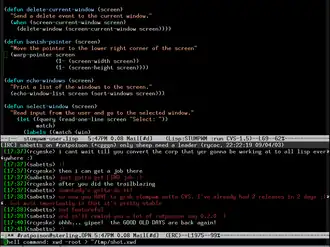 Скриншот программы Stumpwm