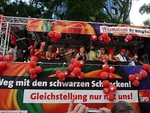 СДПГ на прайде в Штутгарте в 2009 году.