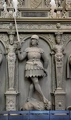 скульптурный портрет Эберхарда I в Штутгартской монастырской церкви