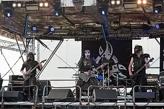 Группа на музыкальном фестивале Wacken Open Air 2017
