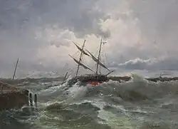 Шторм. Морской пейзаж (ранее 1885)