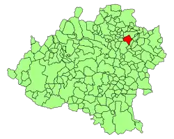 Расположение муниципалитета на карте провинции